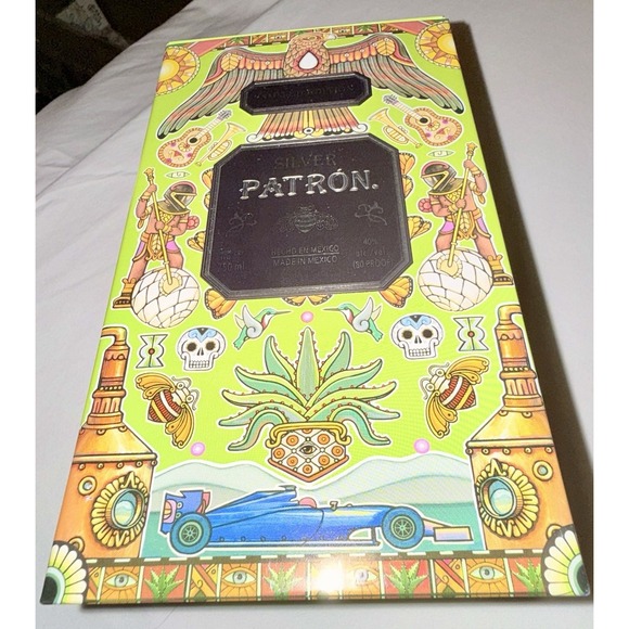 Patrón Silver Tequila Limited Edition Tin Box x Sergio Pérez F1 EMPTY - Picture 3 of 9